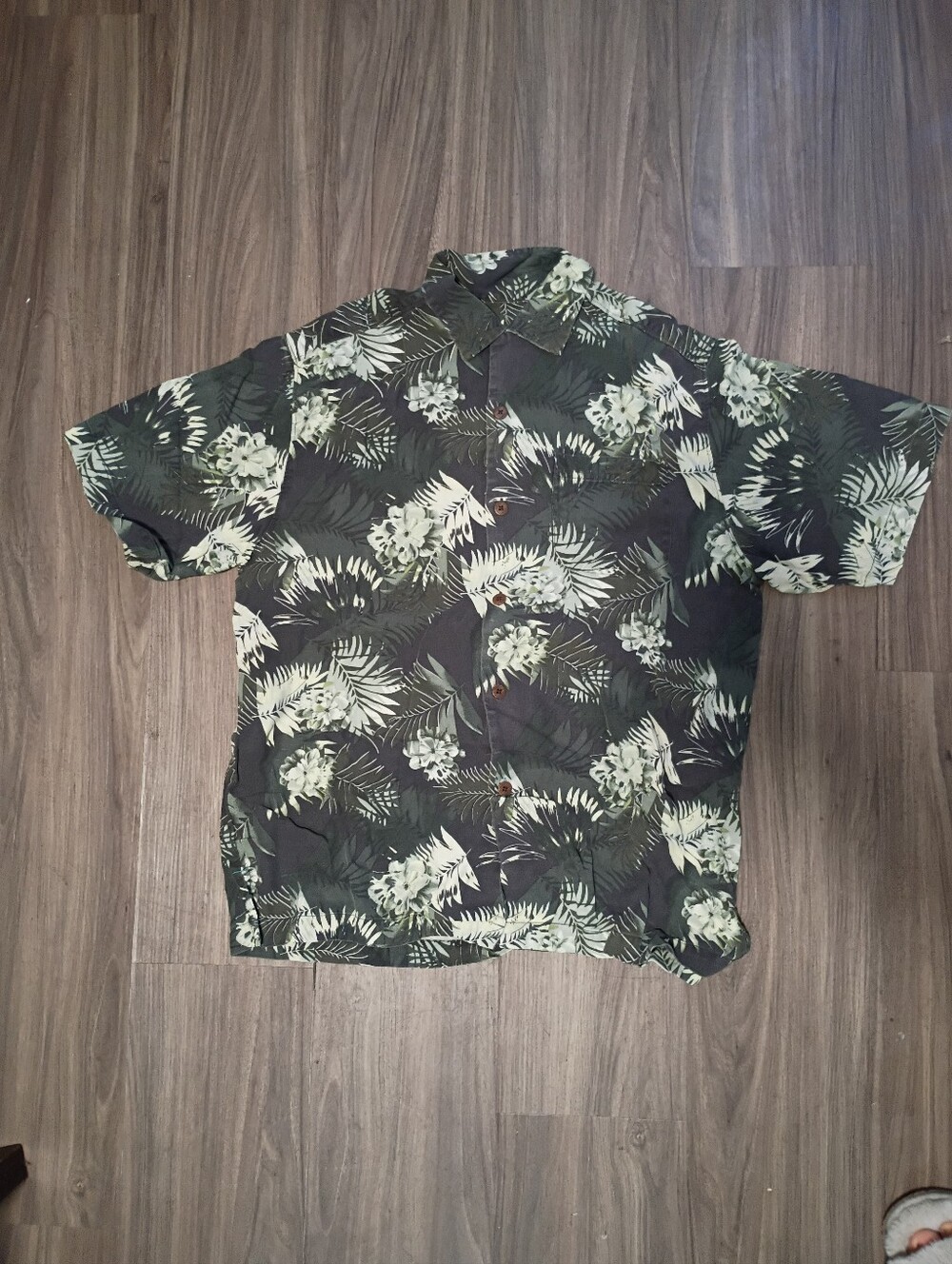 Tommy Bahama 100% Silk Palm Tree Hawaiian Camp Shirt Sz S/P